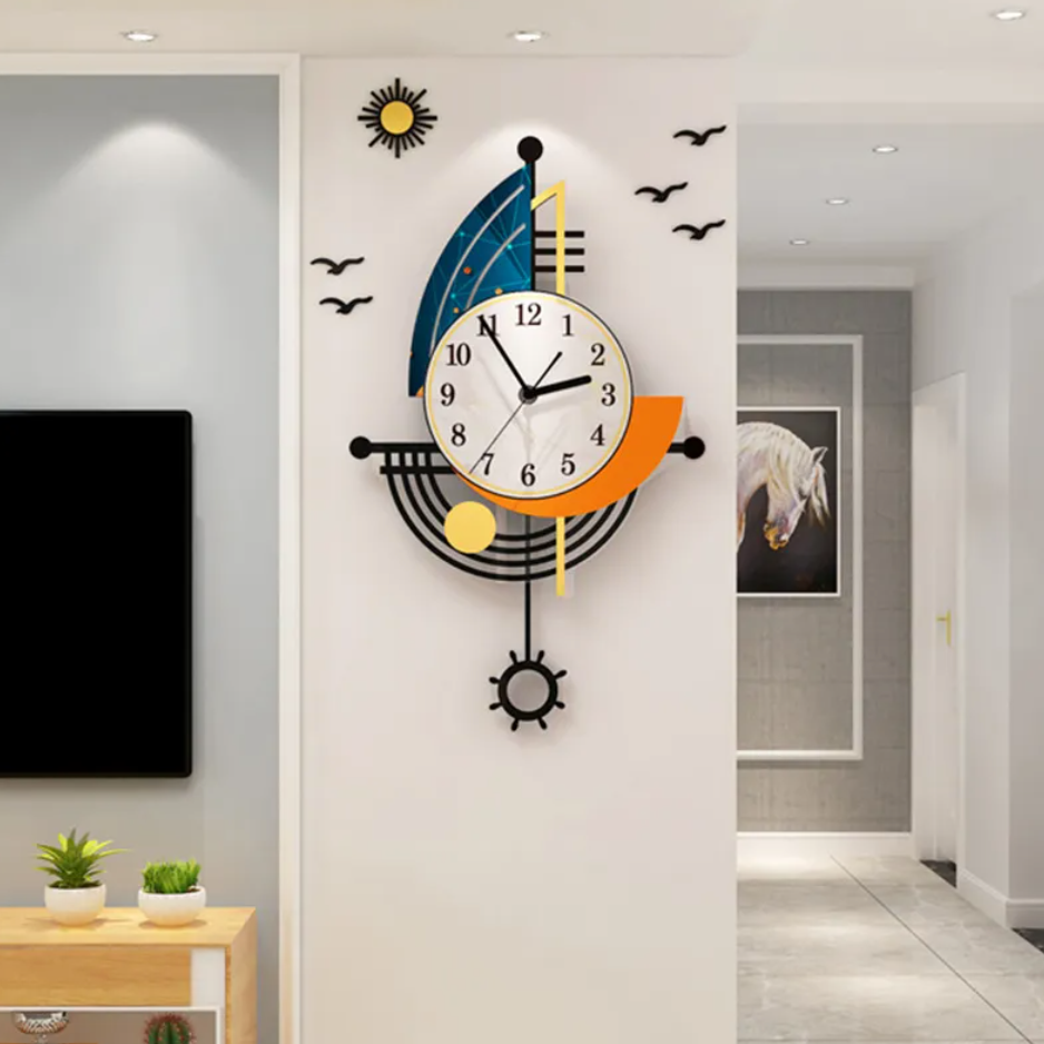 Luxury Wall Clock Living Room Decor