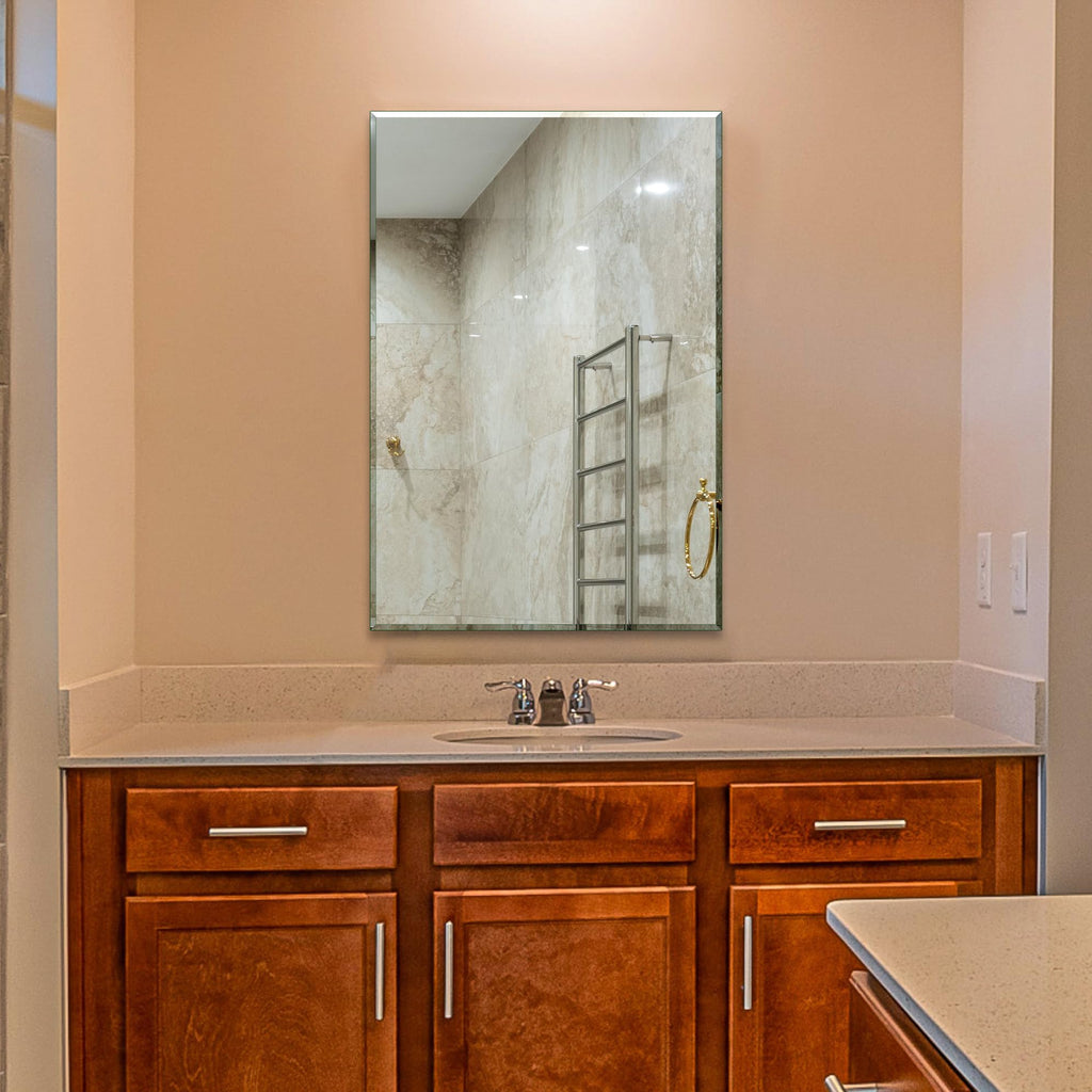Ruomeng Wall Mirror - Beveled Edge Frameless Mirror