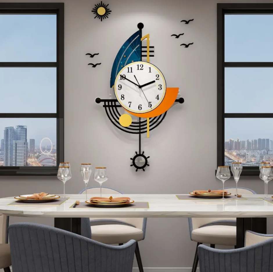 Luxury Wall Clock Living Room Decor