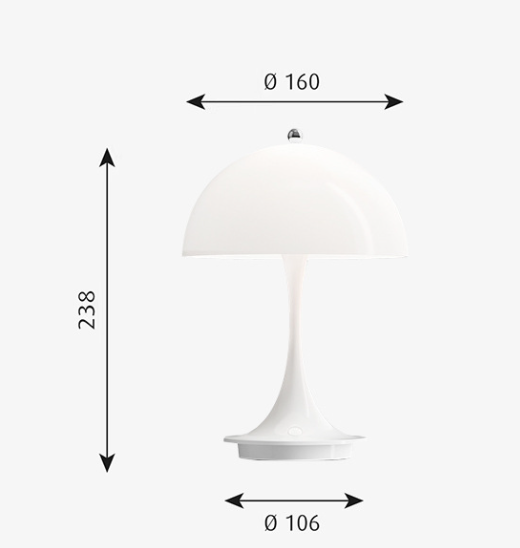 Nordic Mushroom Table Lamp