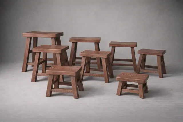 Wooden Stool for Kids - Simple Home Use Design