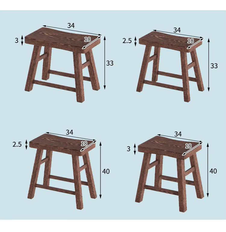 Wooden Stool for Kids - Simple Home Use Design