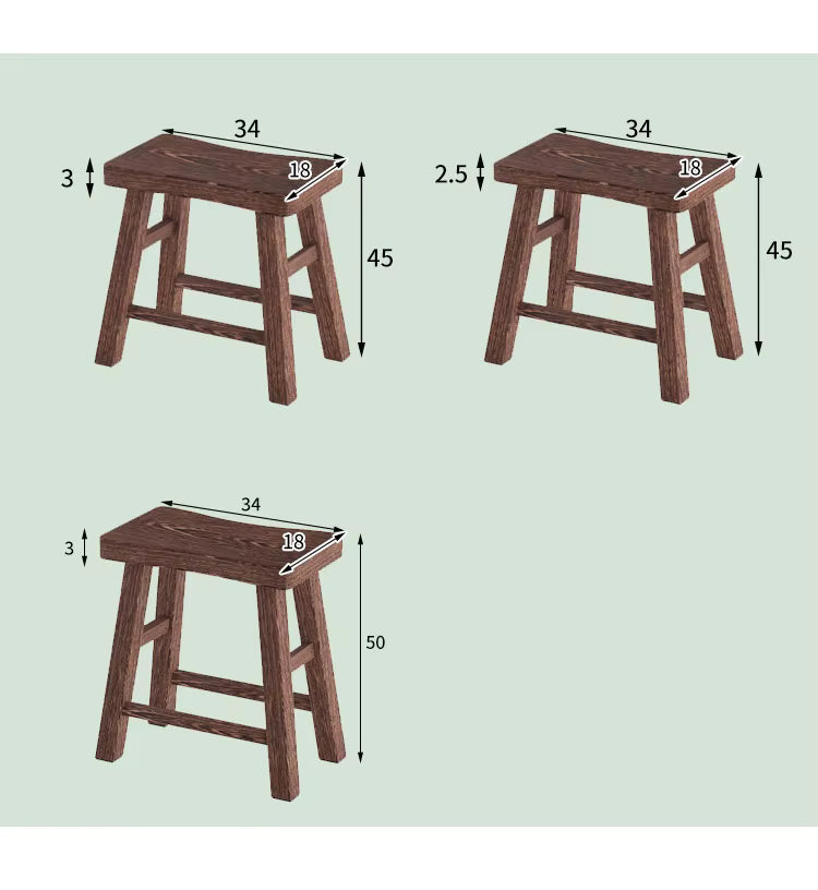 Wooden Stool for Kids - Simple Home Use Design
