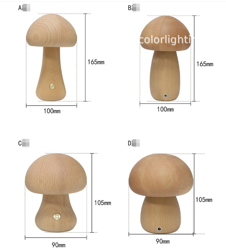 Mini Mushroom Table Lamp